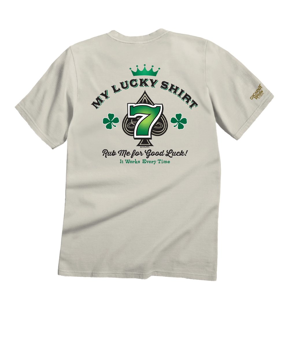 Good Luck Rub - Coconut Dyed Short Sleeve Crewneck T-Shirt