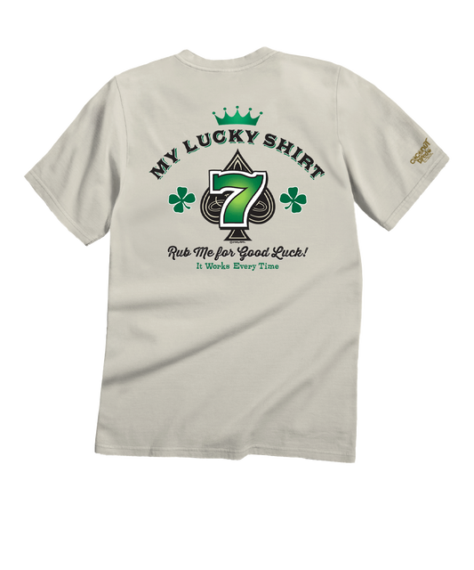 Good Luck Rub - Coconut Dyed Short Sleeve Crewneck T-Shirt