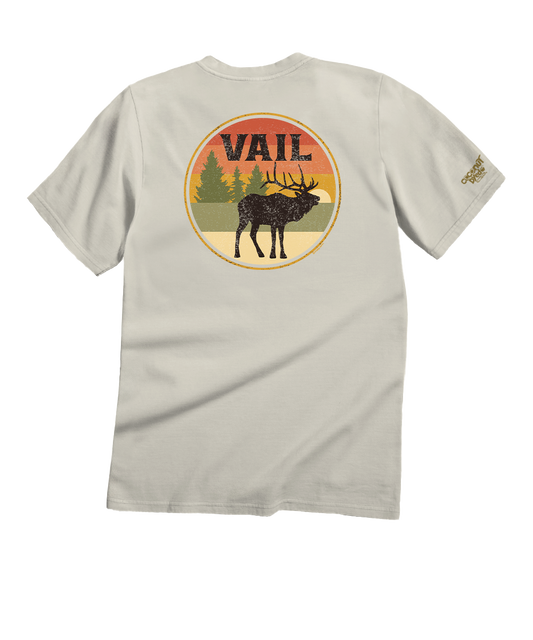 Vintage Elk - Coconut Dyed Short Sleeve Crewneck T-Shirt