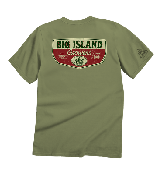 Big Island Growers - Hemp Dyed Short Sleeve Crewneck T-Shirt