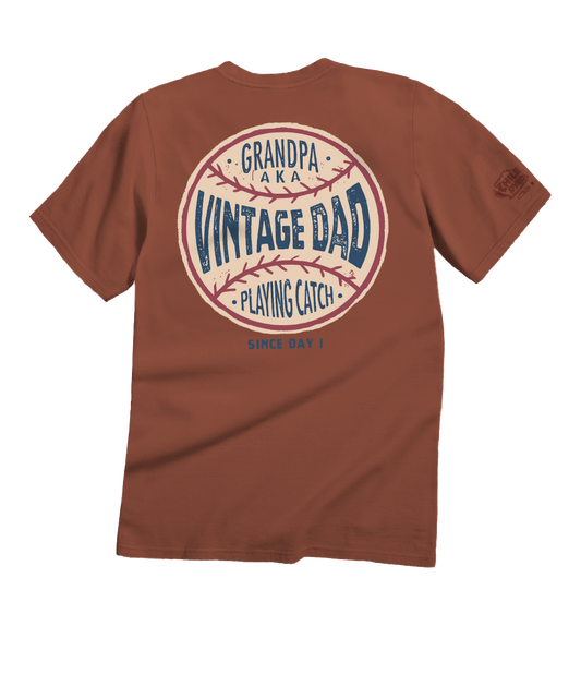Vintage Dad - Chile Dyed Short Sleeve Crewneck T-Shirt