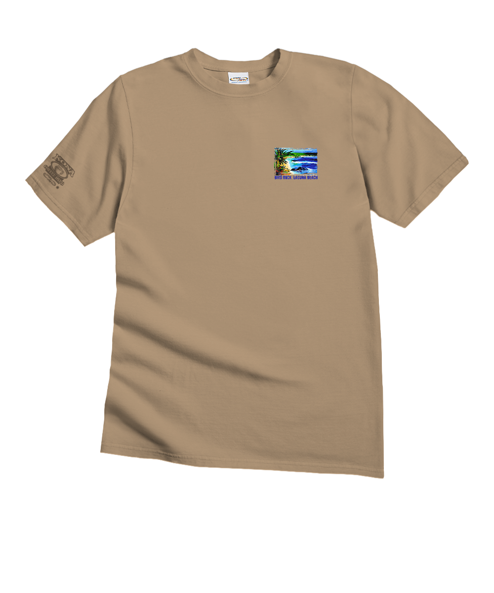 Bird Rock - Kona Coffee Dyed Short Sleeve Crewneck T-Shirt