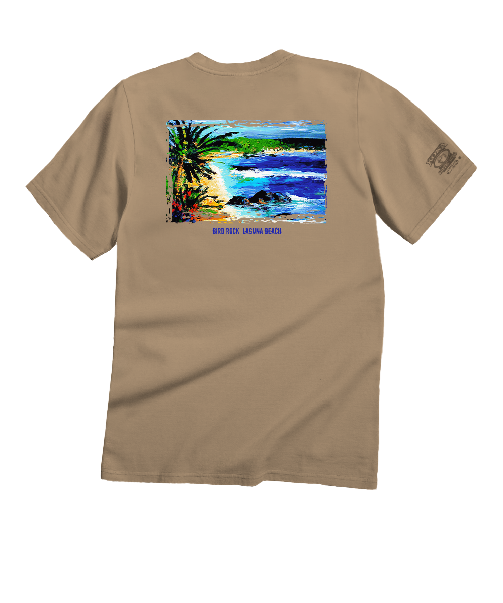 Bird Rock - Kona Coffee Dyed Short Sleeve Crewneck T-Shirt