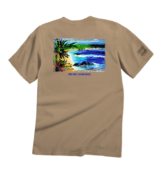 Bird Rock - Kona Coffee Dyed Short Sleeve Crewneck T-Shirt