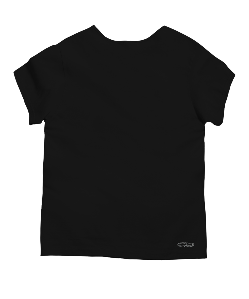 Victoria Beach Pirate Tower - Black Short Sleeve Scoop Neck T-Shirt