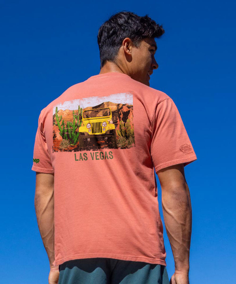 JeepÂ® Desert - Chile Dyed Short Sleeve Crewneck T-Shirt