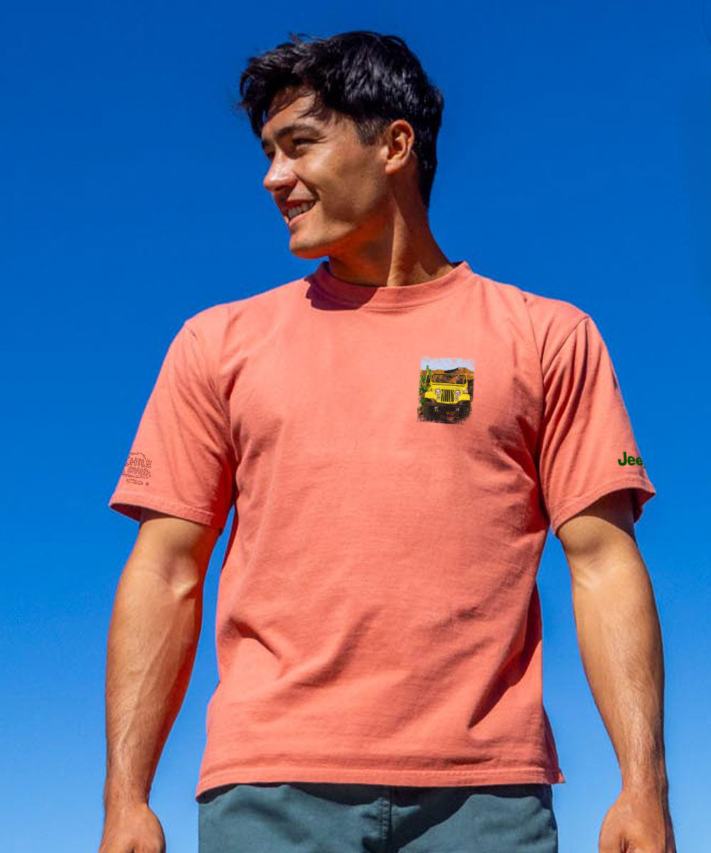 JeepÂ® Desert - Chile Dyed Short Sleeve Crewneck T-Shirt