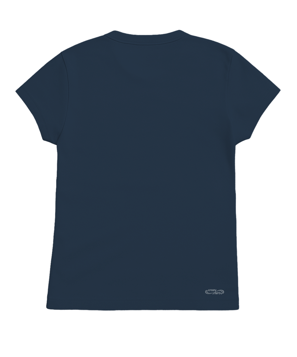 JeepÂ® Girl - Navy Short Sleeve Crewneck T-Shirt