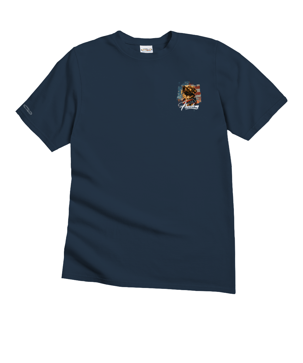Freedom Lab - Navy Short Sleeve Crewneck T-Shirt