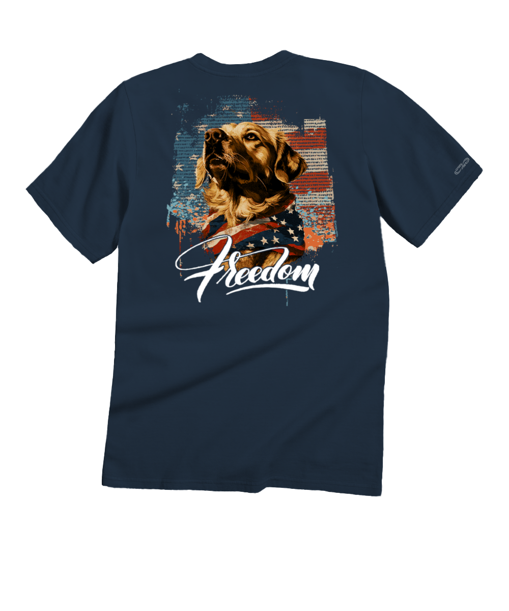Freedom Lab - Navy Short Sleeve Crewneck T-Shirt