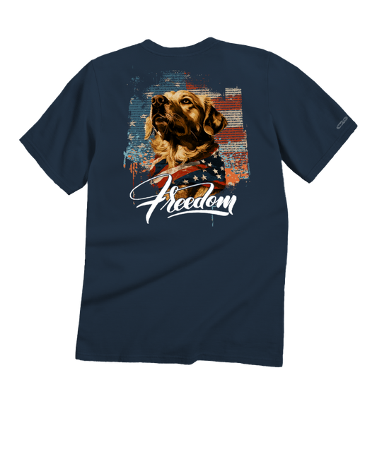 Freedom Lab - Navy Short Sleeve Crewneck T-Shirt