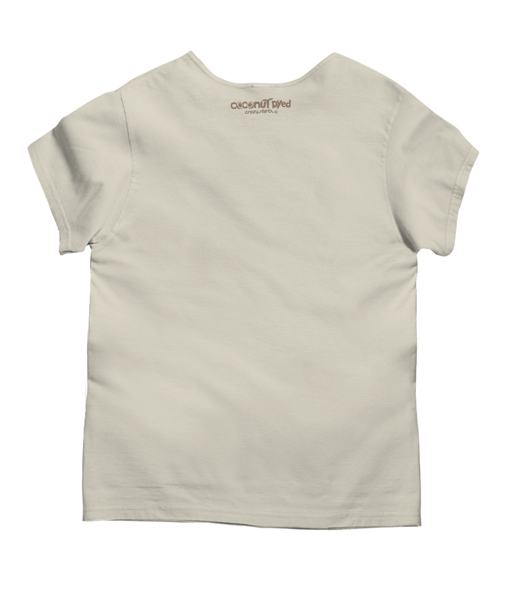Tribal Pottery - Coconut Dyed Short Sleeve Scoop Neck T-Shirt