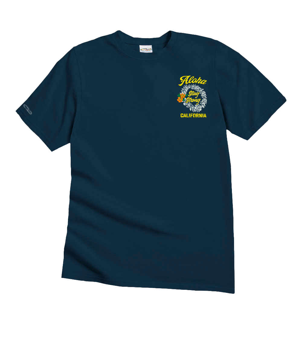 California Strong - Navy Short Sleeve Crewneck T-Shirt