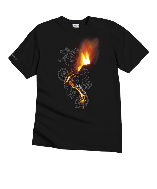 Aloha For Big Island - Black Short Sleeve Crewneck T-Shirt