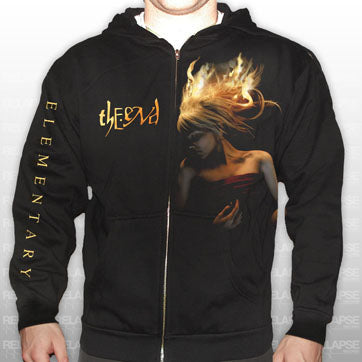 The End "Fire Zip-up Sweatshirt" Zip Hoodie