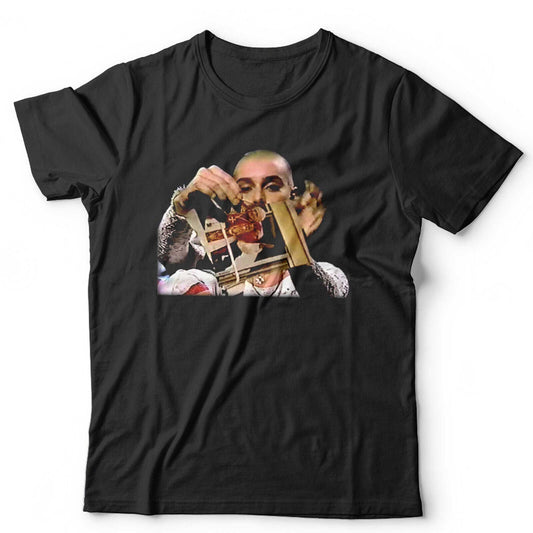 Sinead O'Connor Pope Retro Photo Tshirt Unisex