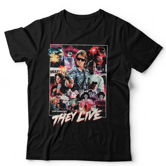 They Live Movie Poster Tshirt Unisex Style001