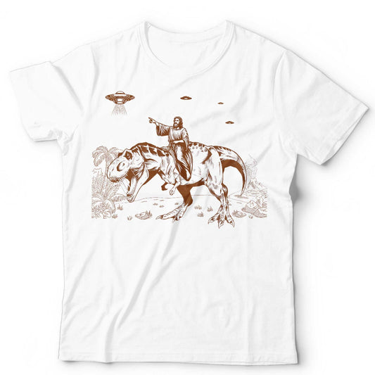 Jesus On T Rex Unisex & Kids T Shirt