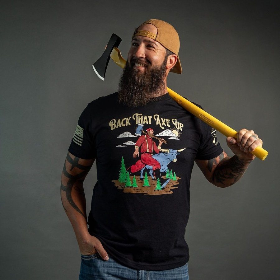 Back That Axe Up T-Shirt - Black