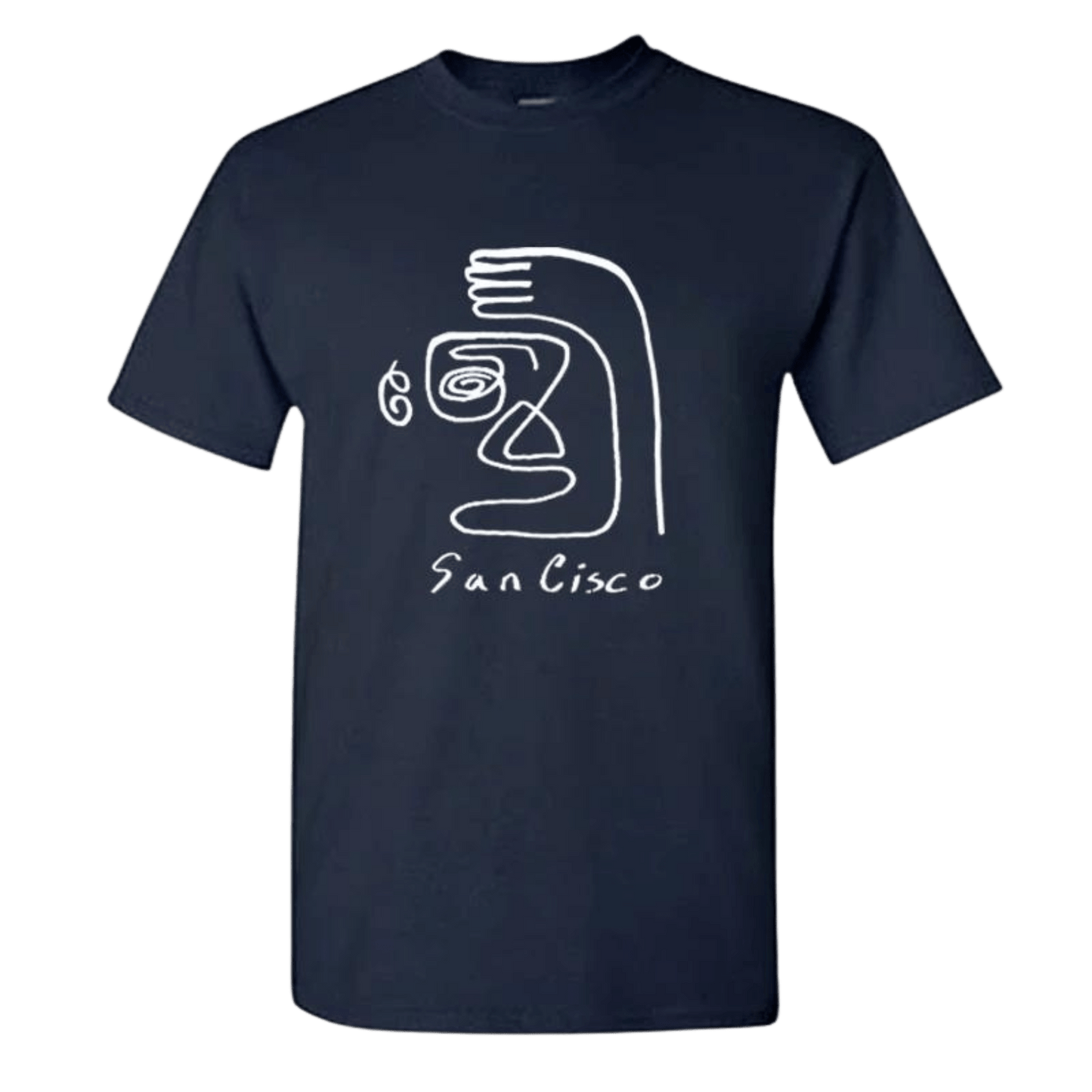 San Cisco  / Face tee - Navy