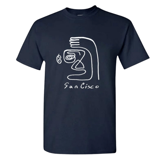 San Cisco  / Face tee - Navy