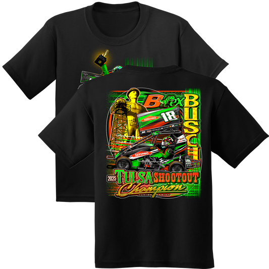 BREXTON BUSCH YOUTH TULSA SHOOTOUT CHAMPION TEE