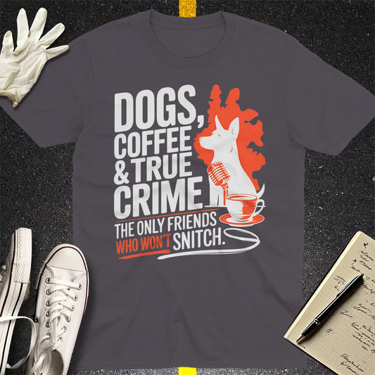 True Crime & Coffee Crew T-Shirt