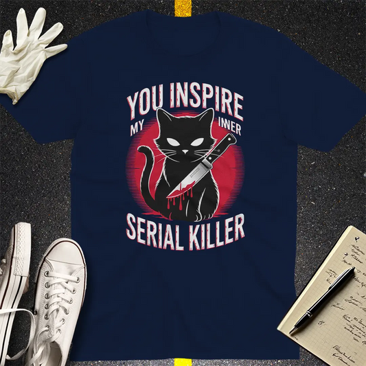 Inner Serial Killer Cat T-Shirt