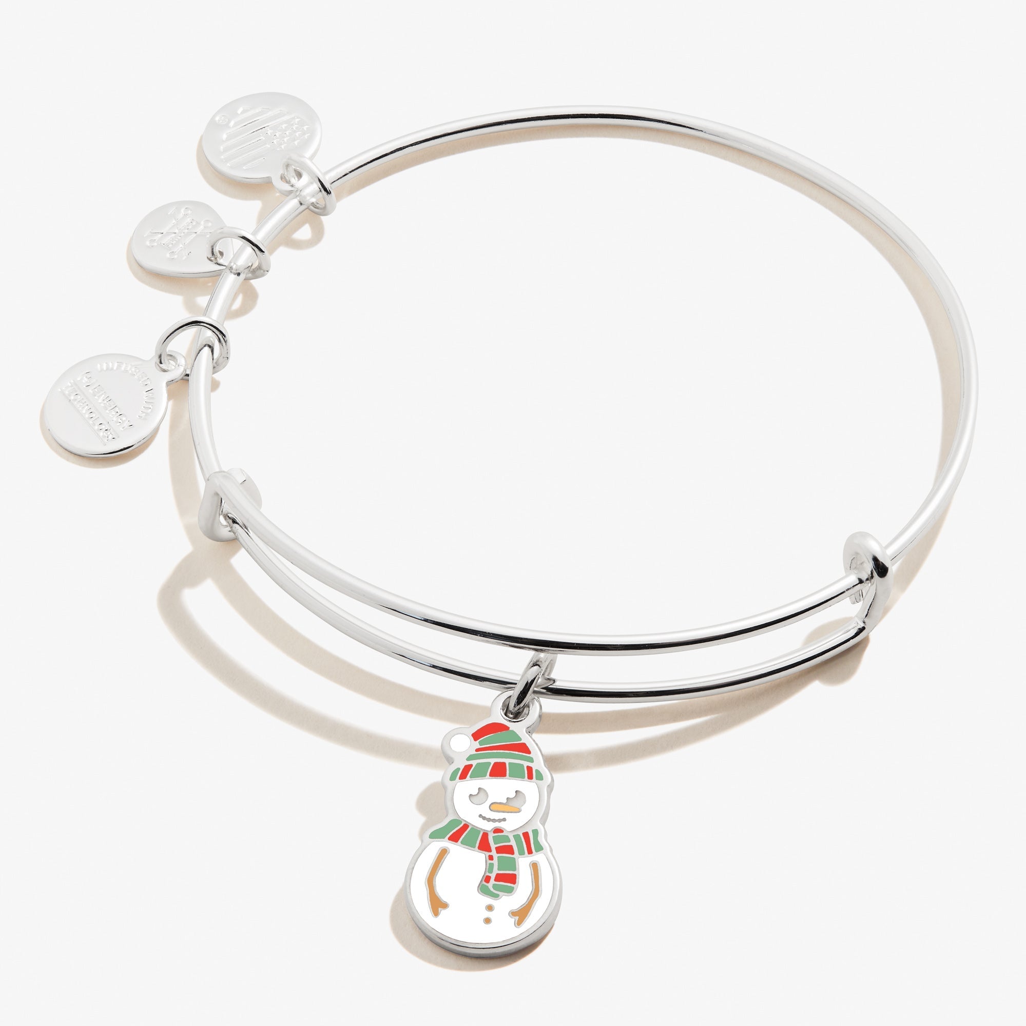 Snowman Holiday Charm Bangle