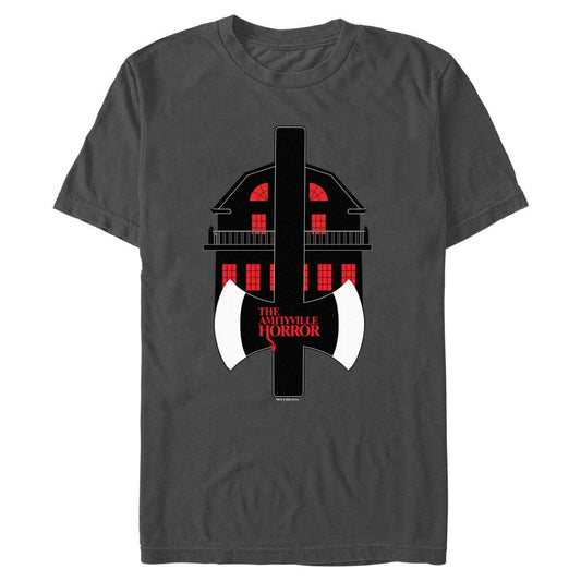 Amityville Horror - Amityville Horror House Charcoal Unisex T-Shirt