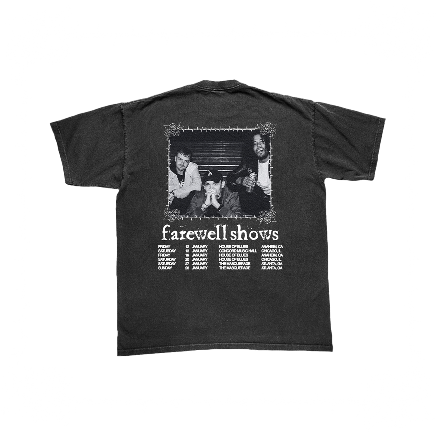 ISSUES - FAREWELL SHOWS TEE