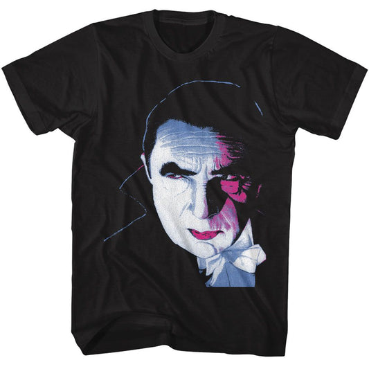 Bela Lugosi - Dracula Portrait - American Classics - Solid Black Adult Short Sleeve T-Shirt