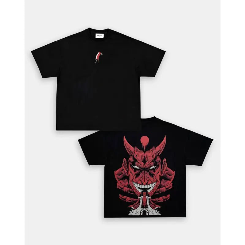 "BLEACH" Anime Double Printed Vintage Oversized Tee Unisex Anime Manga Heavy Cotton T-shirt, Anime Lover, Top
