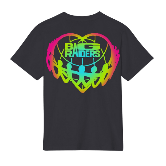 Bag Raiders / Vintage UR Heart Tee - Black