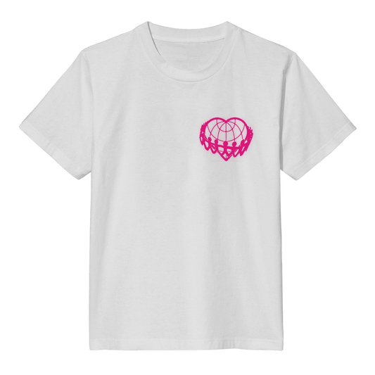 Bag Raiders / Vintage UR Heart Tee - White