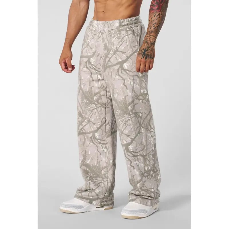 Baggy Camo Sweatpants Y2K Streetwear Oversized Camouflage Pants Skater Fit Vintage Aesthetic For Men's & Women
