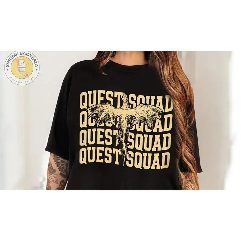 Basgiath War College Shirt, Fourth Wing Quest Squad, Ridoc Shirt, Dragon Rider, Rebecca Yarros, Fourth Wing Violet Sorrengail