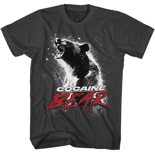 Cocaine Bear - Movie Poster Light - American Classics - Solid Gray Adult Short Sleeve T-Shirt