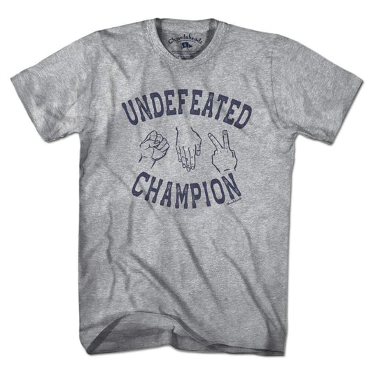 Undefeated Rock Paper Scissors Champion T-Shirt