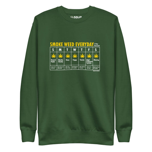 Unisex Smoke Weed Everyday Classic Fleece Sweatshirt