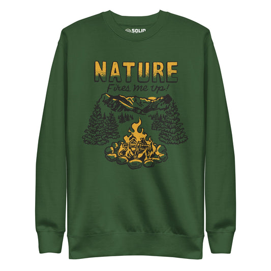Unisex Nature Fires Me Up Classic Fleece Sweatshirt