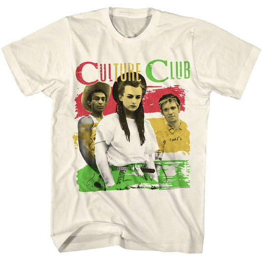 Culture Club - Group Photo - American Classics - Solid Off-White Adult Short Sleeve T-Shirt