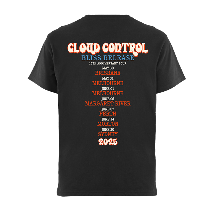Cloud Control / Bliss Release Tour Tee (Black)