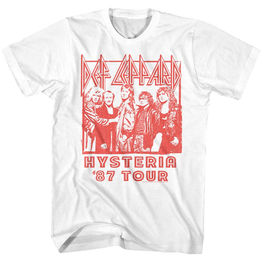 Def Leppard - 87 Group Tour - Short Sleeve - Adult - T-Shirt