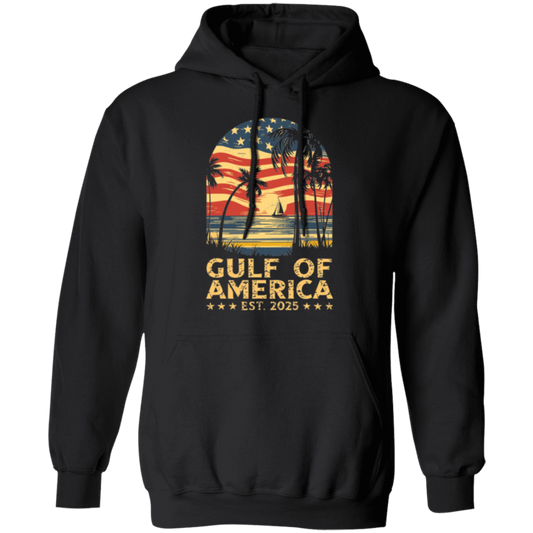 Gulf of America Sunset Flag Est. 2025 Hoodie