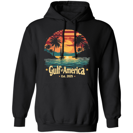 Gulf of America Sunset Flag 2025 Hoodie