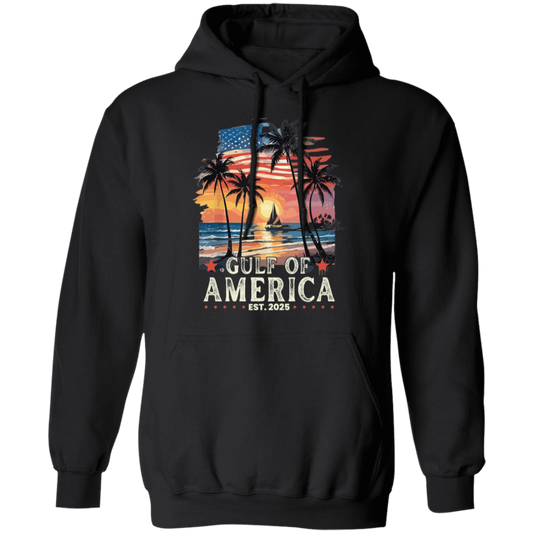 Gulf of America 2025 Sunset Beach Hoodie