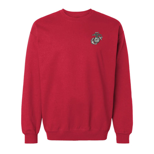 Classic Eagle Globe and Anchor Crewneck Sweatshirt
