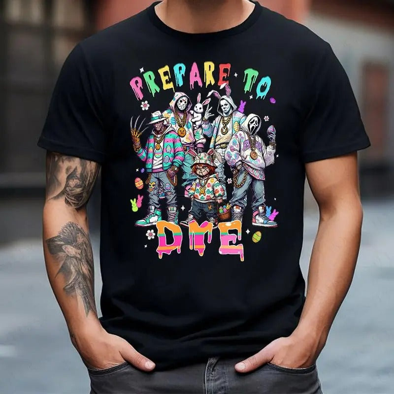 Easter Horror Crew Shirt, Happy Easter Horror Shirt, Trending Graphic Tee Easter, Horror Funny Shirt