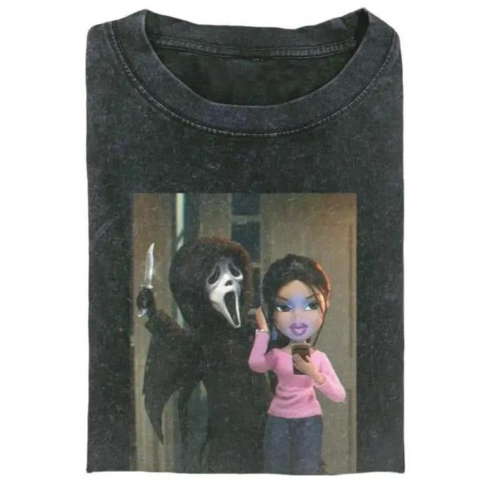 GHOSTFACE T-SHIRT, Graphic T-shirt, Y2K 90s Graphic Shirt, gift for her, him, Womenswear Top, Halloween Shirt